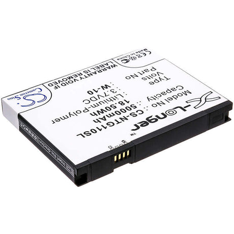 Battery For Netgear, Mr1100, Nighthawk M1, Telstra M1 3.7v, 5000mah - 12.58wh Hotspot Cameron Sino Technology Limited   