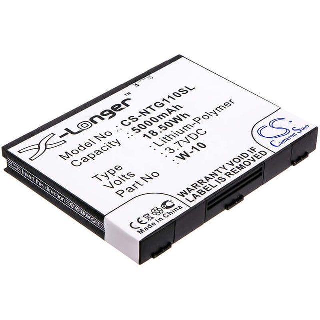 Battery For Netgear, Mr1100, Nighthawk M1, Telstra M1 3.7v, 5000mah - 12.58wh Hotspot Cameron Sino Technology Limited   