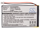 Battery For Nevo Q50 3.7v, 1200mah - 4.44wh Batteries for Electronics Cameron Sino Technology Limited   