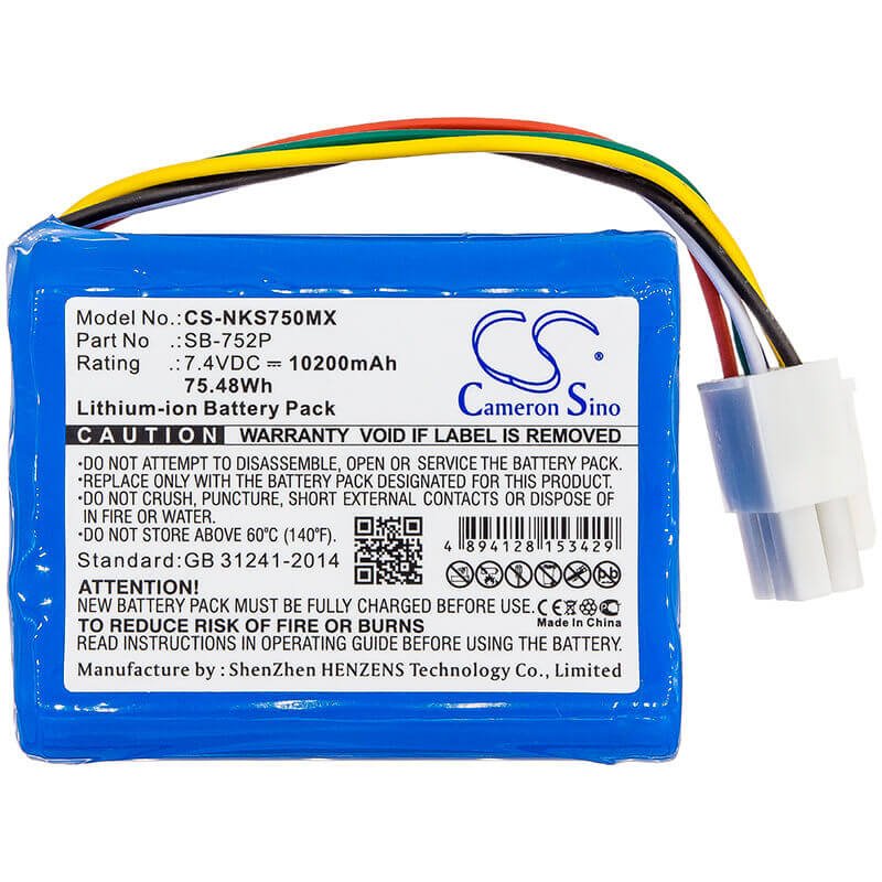 Battery For Nihon Kohden, Svm-7501 7.4v, 10200mah - 75.48wh Medical Cameron Sino Technology Limited (Medical)   