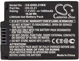 Battery For Nikon 1 V2 7.4v, 1400mah - 10.36wh Camera Cameron Sino Technology Limited   