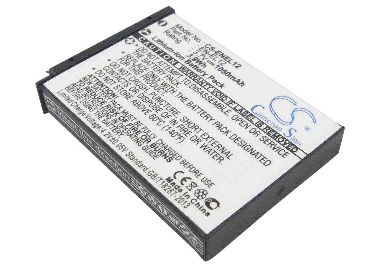 Battery For Nikon Coolpix Aw100s, Coolpix S1000pj, 3.7v, 1050mah - 3.89wh Camera Cameron Sino Technology Limited   