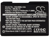 Battery For Nikon Coolpix P7000, Coolpix D5100, 7.4v, 1030mah - 7.62wh Camera Cameron Sino Technology Limited   