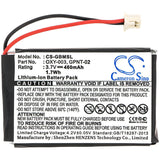 Battery For Nintendo, Game Boy Micro, Oxy-001 3.7v, 460mah - 1.70wh Game Console Cameron Sino Technology Limited   