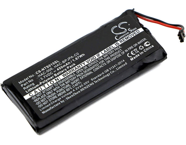 Battery For Nintendo, Hac-015, Hac-016, Hac-a-jcl-c0 3.7v, 450mah - 1.67wh Game Console Cameron Sino Technology Limited   