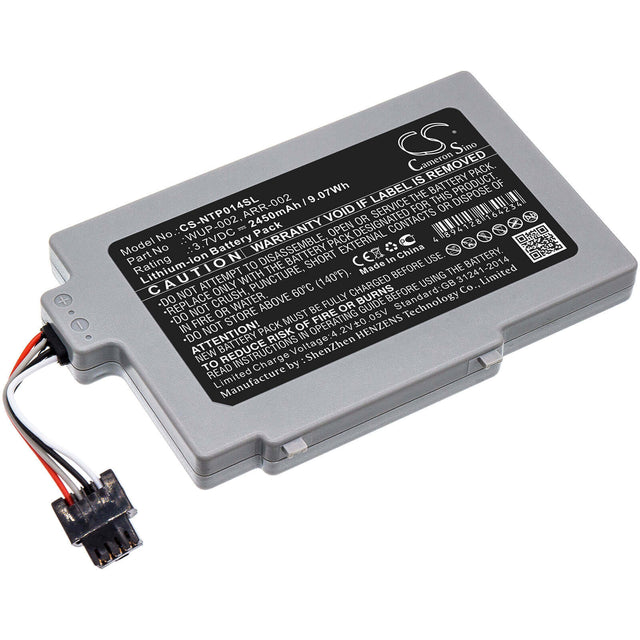 Battery For Nintendo, Wii U 8g, Wii U 8g Gamepad 3.7v, 2450mah - 9.07wh Game Console Cameron Sino Technology Limited   