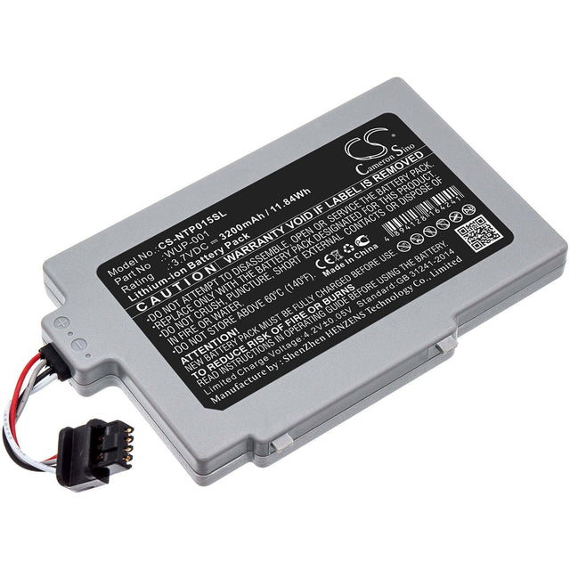 Battery For Nintendo, Wii U Gamepad Wup-001 3.7v, 3200mah - 11.84wh Game Console Cameron Sino Technology Limited   