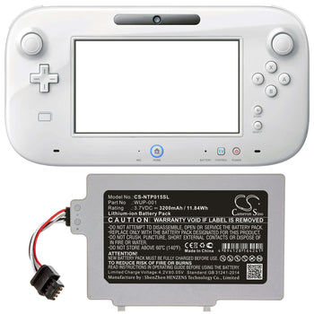 Game Console Battery For Nintendo, Wii U Gamepad Wup-001 3.7v, 3200mah - 11.84wh