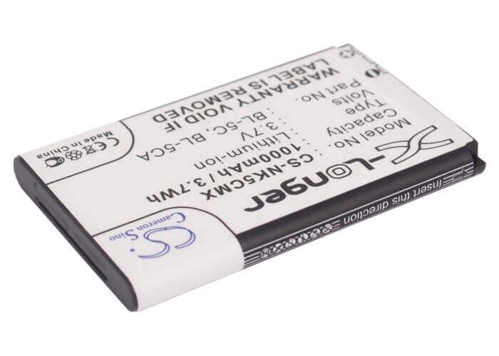 Battery For Nokia 1100, 1101, 1110 3.7v, 1000mah - 3.70wh Batteries for Electronics Cameron Sino Technology Limited   