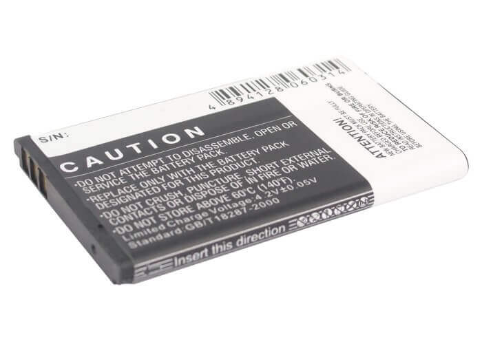 Battery For Nokia 2650, 2651, 2652 3.7v, 900mah - 3.33wh Batteries for Electronics Cameron Sino Technology Limited   