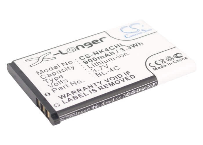 Battery For Nokia 2650, 2651, 2652 3.7v, 900mah - 3.33wh Batteries for Electronics Cameron Sino Technology Limited   