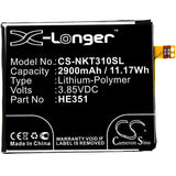 Battery For Nokia, 3.1, Ta-1049, Ta-1057, Ta-1063 3.85v, 2900mah - 11.17wh Batteries for Electronics Cameron Sino Technology Limited   