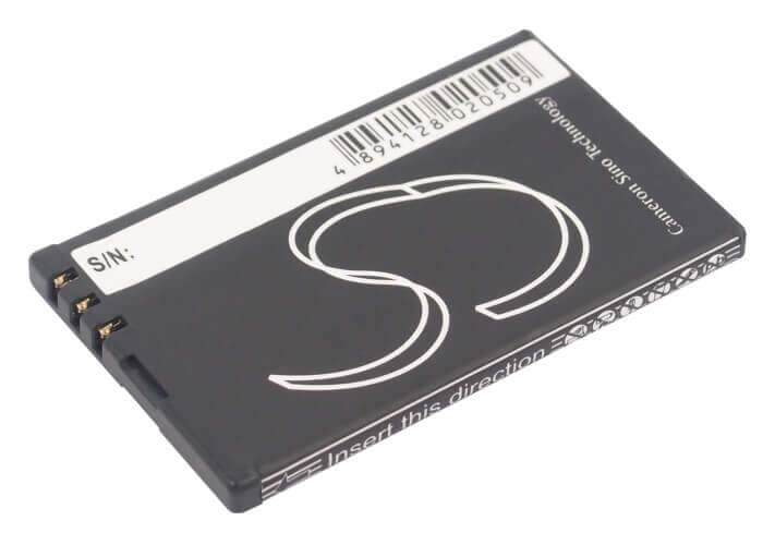 Battery For Nokia 5310, 6600 Fold, 7210 Supernova 3.7v, 820mah - 3.03wh Mobile, SmartPhone Cameron Sino Technology Limited   