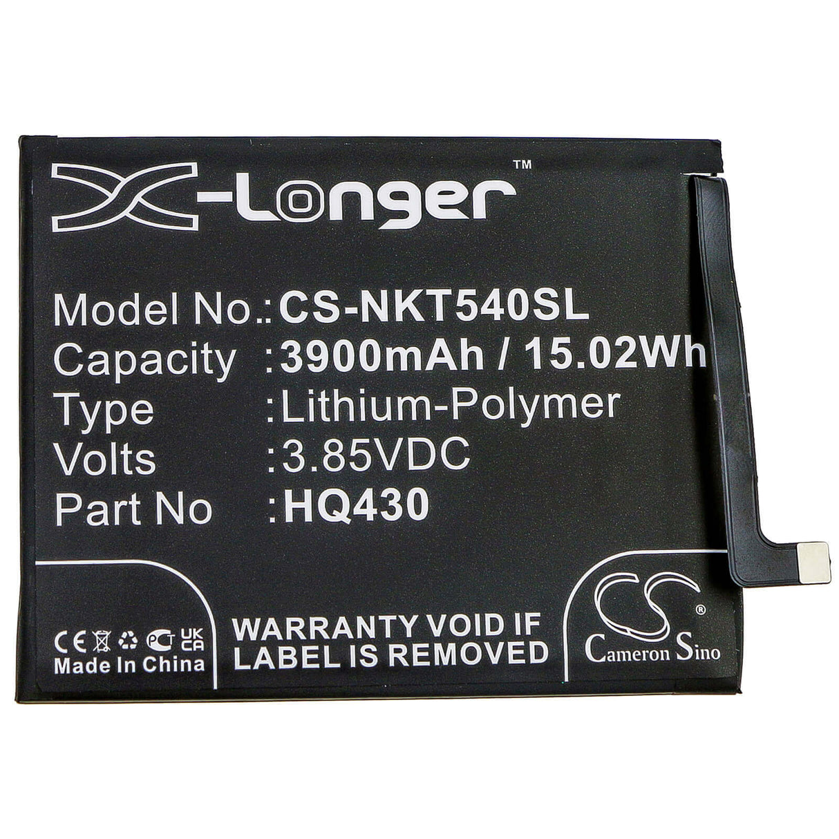 Battery For Nokia, 5.4 2021, Hmd 5.4, Nokia 5.4 3.85v, 3900mah - 15.02wh Mobile, SmartPhone Cameron Sino Technology Limited   