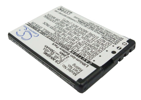 Battery For Nokia 6111, 6125, 6131 3.7v, 750mah - 2.78wh Mobile, SmartPhone Cameron Sino Technology Limited   