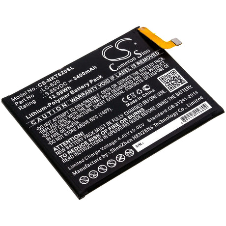 Battery For Nokia, 6.2, 3.85v, 3400mah - 13.09wh Mobile, SmartPhone Cameron Sino Technology Limited   