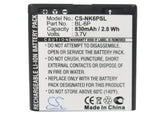 Battery For Nokia 6500, 6500c, 6500 Classic 3.7v, 830mah - 3.07wh Batteries for Electronics Cameron Sino Technology Limited   