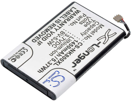 Battery For Nokia 800, Lumia 800, Lumia 800c 3.7v, 1450mah - 5.37wh Batteries for Electronics Cameron Sino Technology Limited   