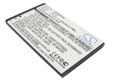 Battery For Nokia 8800e, 8900e, 8900i 3.7v, 750mah - 2.78wh Batteries for Electronics Cameron Sino Technology Limited   