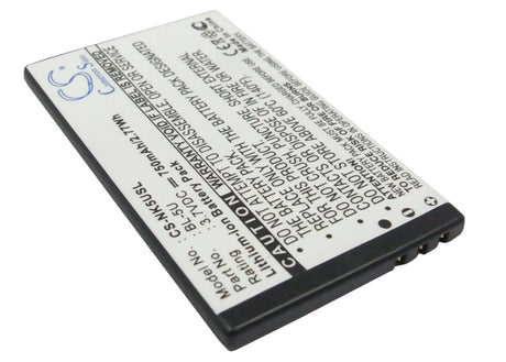 Battery For Nokia 8800e, 8900e, 8900i 3.7v, 750mah - 2.78wh Batteries for Electronics Cameron Sino Technology Limited   