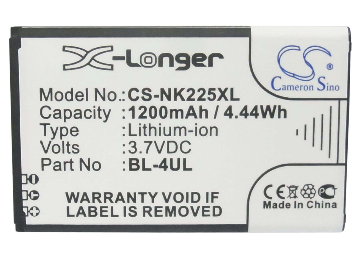 Battery For Nokia Asha 225 3.7v, 1200mah - 4.44wh Batteries for Electronics Cameron Sino Technology Limited   