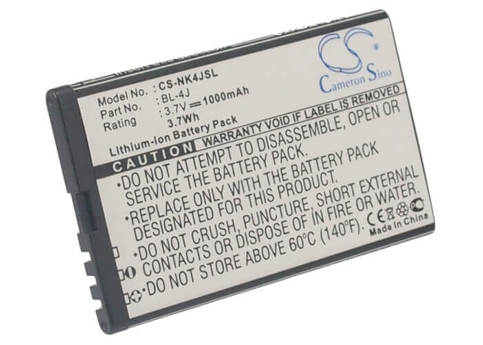 Battery For Nokia C6, C6-00, Touch 3g 3.7v, 1000mah - 3.70wh Batteries for Electronics Cameron Sino Technology Limited   