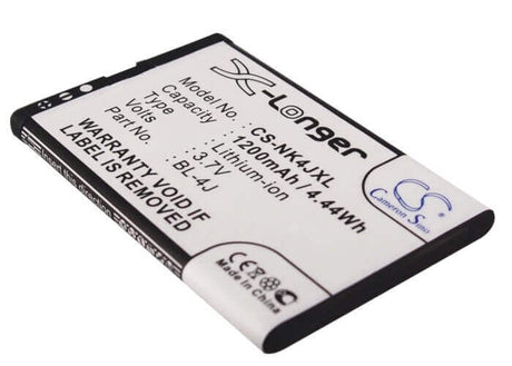 Battery For Nokia C6, C6-00, Touch 3g 3.7v, 1200mah - 4.44wh Batteries for Electronics Cameron Sino Technology Limited   