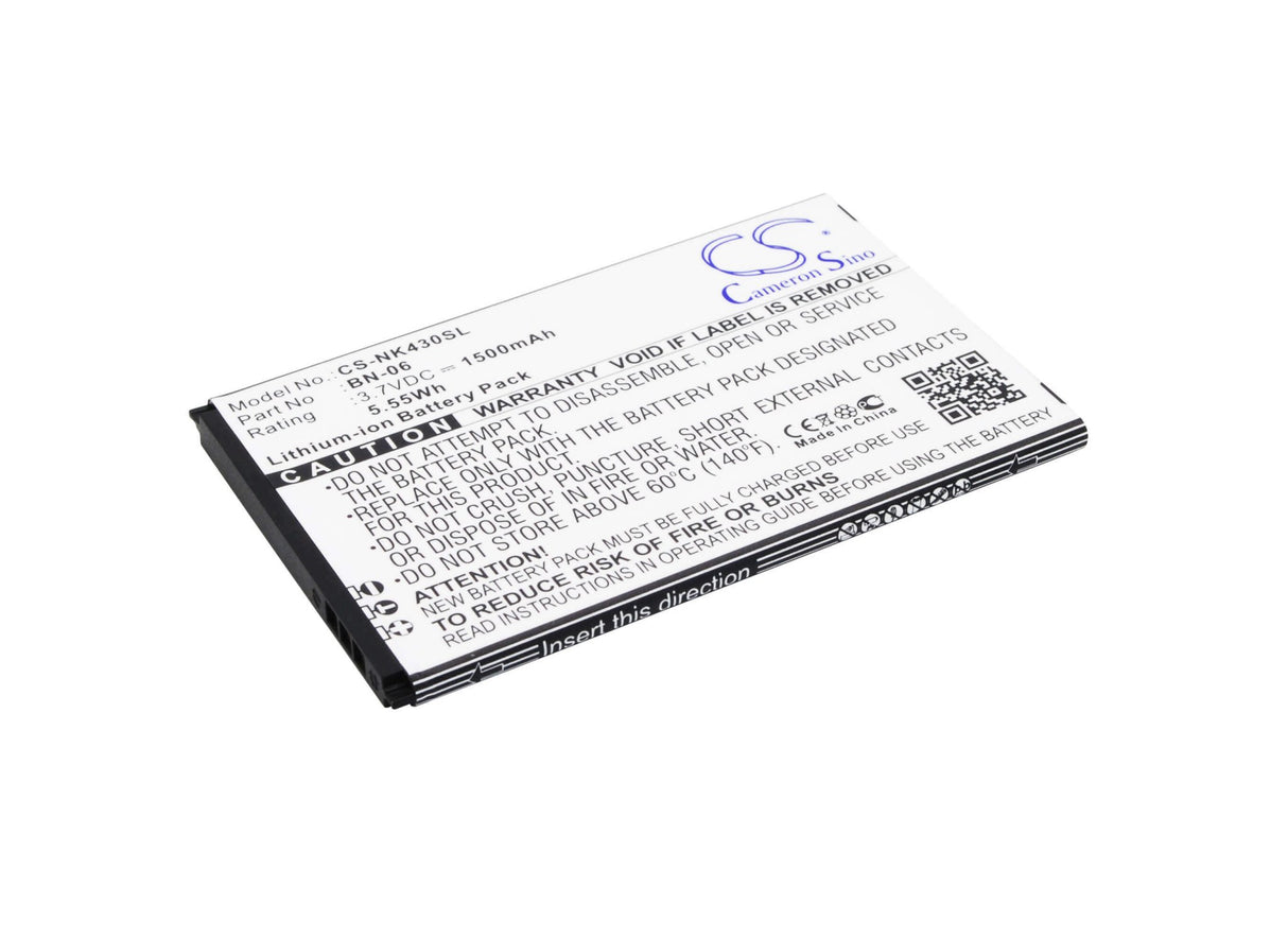 Battery For Nokia Lumia 430, Lumia 430 Dual Sim 3.7v, 1500mah - 5.55wh Batteries for Electronics Cameron Sino Technology Limited   