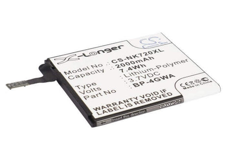 Battery For Nokia Lumia 625, Lumia 720, Lumia 720t 3.7v, 2000mah - 7.40wh Mobile, SmartPhone Cameron Sino Technology Limited   