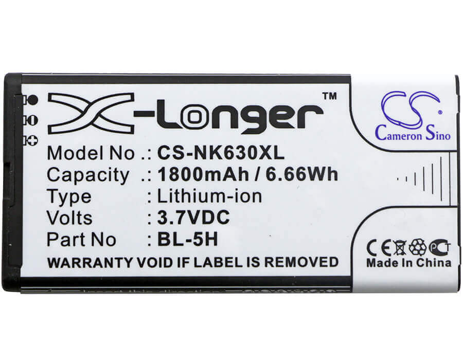 Battery For Nokia Lumia 630, Lumia 636, Lumia 638 3.7v, 1800mah - 6.66wh Batteries for Electronics Cameron Sino Technology Limited   