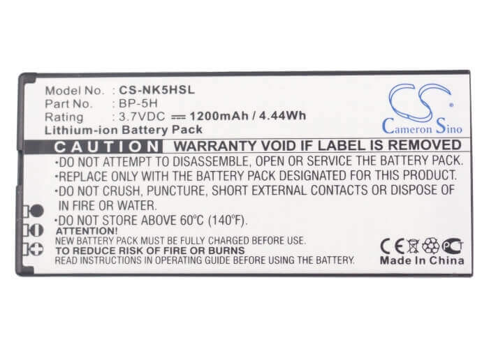 Battery For Nokia Lumia 630, Lumia 701 3.7v, 1200mah - 4.44wh Batteries for Electronics Cameron Sino Technology Limited   