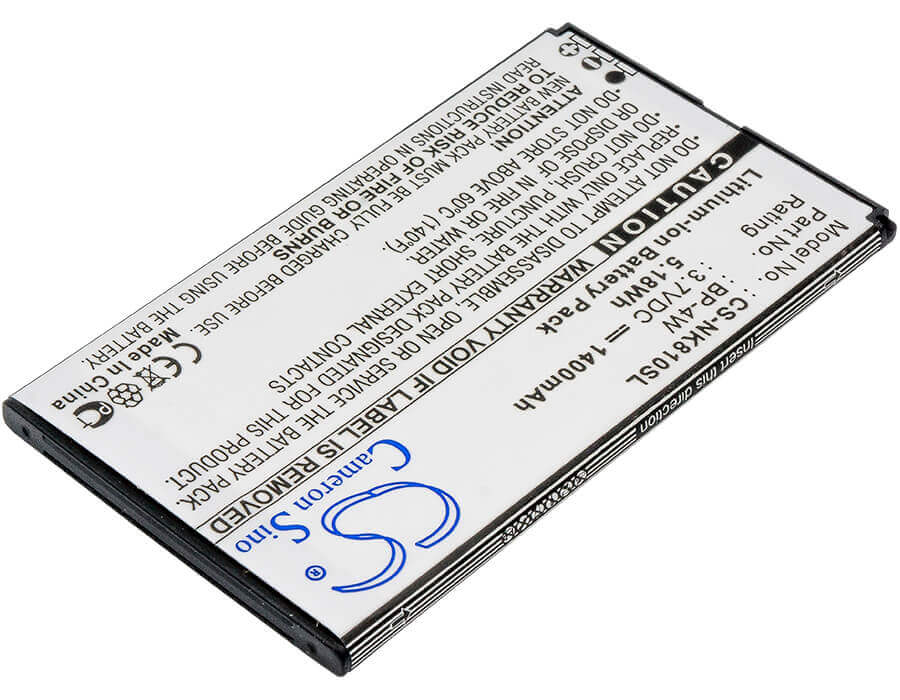 Battery For Nokia Lumia 810, Lumia 822 3.7v, 1400mah - 5.18wh Batteries for Electronics Cameron Sino Technology Limited   