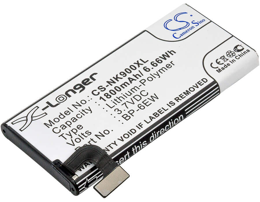 Battery For Nokia Lumia 900, Lumia 900 4g Lte 3.7v, 1800mah - 6.66wh Batteries for Electronics Cameron Sino Technology Limited   