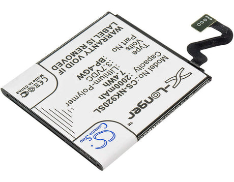 Battery For Nokia Lumia 920, Lumia 920t, Phi 3.7v, 2000mah - 7.40wh Mobile, SmartPhone Cameron Sino Technology Limited   