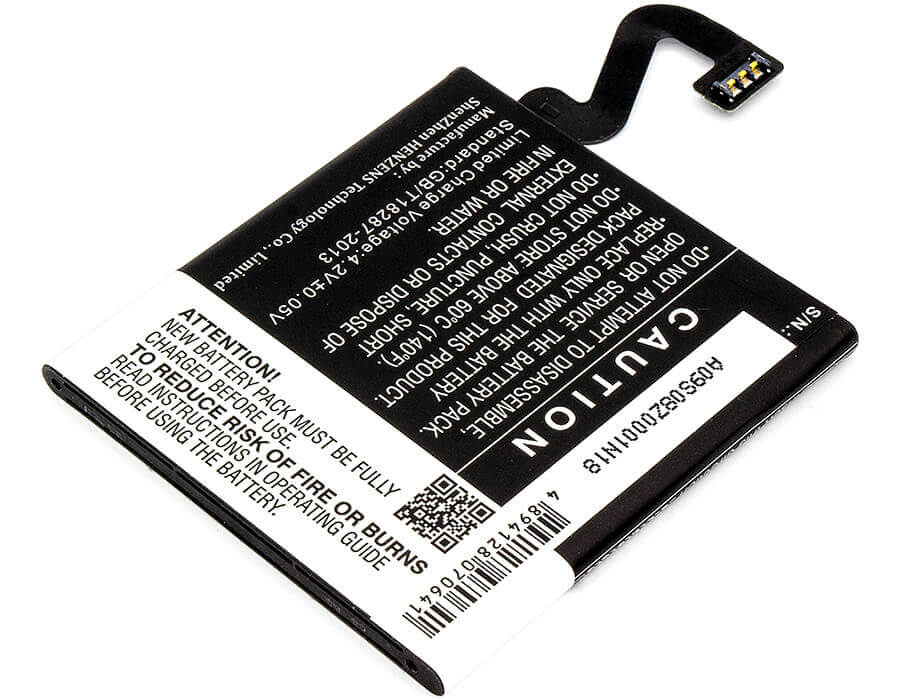 Battery For Nokia Lumia 920, Lumia 920t, Phi 3.7v, 2000mah - 7.40wh Batteries for Electronics Cameron Sino Technology Limited   