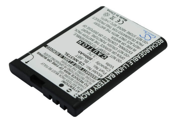 Battery For Nokia N75, 7510, 2600 Classic 3.7v, 800mah - 2.96wh Mobile, SmartPhone Cameron Sino Technology Limited   