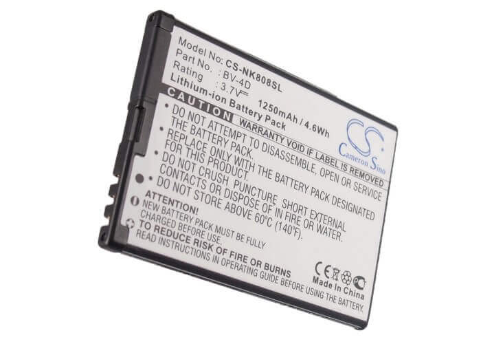 Battery For Nokia N9, N9 16g, N9 64g 3.7v, 1250mah - 4.63wh Batteries for Electronics Cameron Sino Technology Limited   