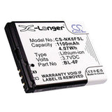 Battery For Nokia N95 8gb, N78, N79 3.7v, 1200mah - 4.44wh Mobile, SmartPhone Cameron Sino Technology Limited   