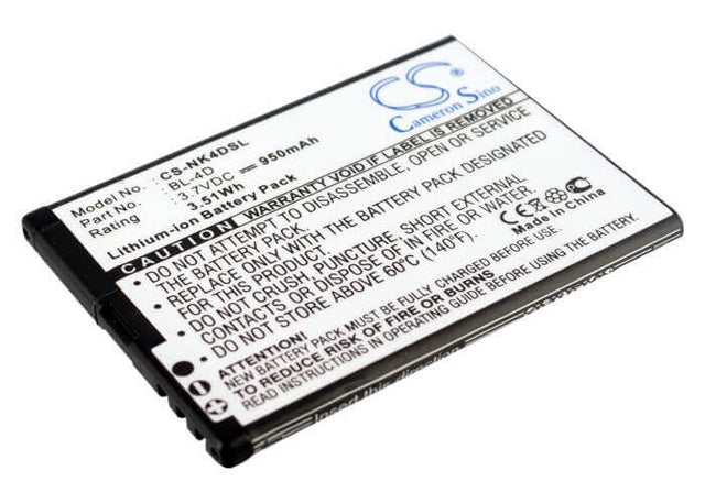 Battery For Nokia N97 Mini, E5, N8 3.7v, 950mah - 3.52wh Batteries for Electronics Cameron Sino Technology Limited   