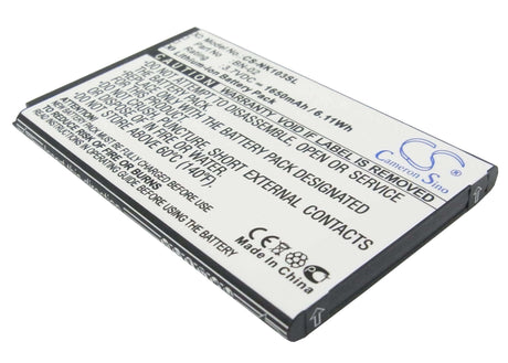 Battery For Nokia Nokia Xl, Xl Dual Sim, Rm-1030 3.7v, 1650mah - 6.11wh Batteries for Electronics Cameron Sino Technology Limited   