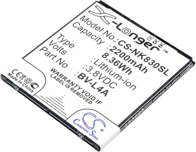 Battery For Nokia Tesla, Rm-1141 3.8v, 2200mah - 8.36wh Batteries for Electronics Cameron Sino Technology Limited   