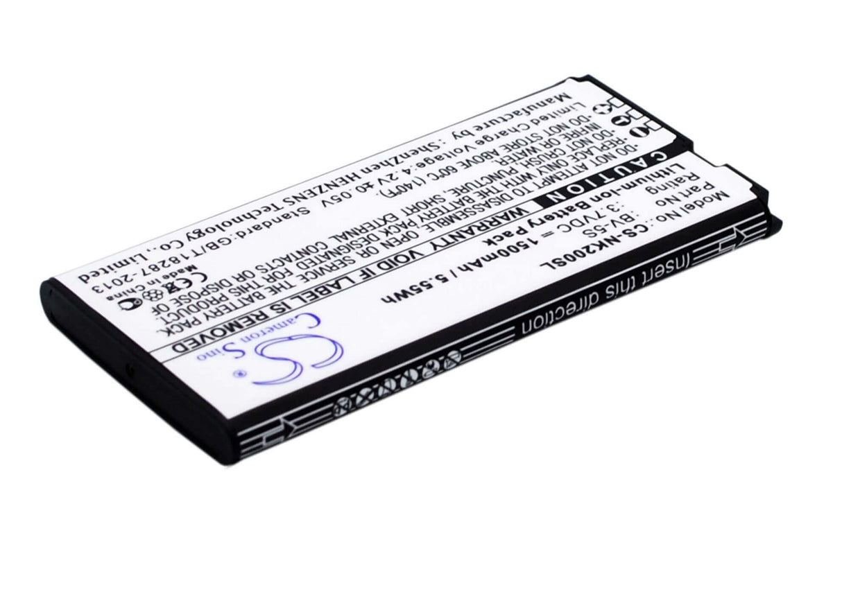 Battery For Nokia X2, X2 Dual Sim, X2d 3.7v, 1500mah - 5.55wh Batteries for Electronics Cameron Sino Technology Limited   