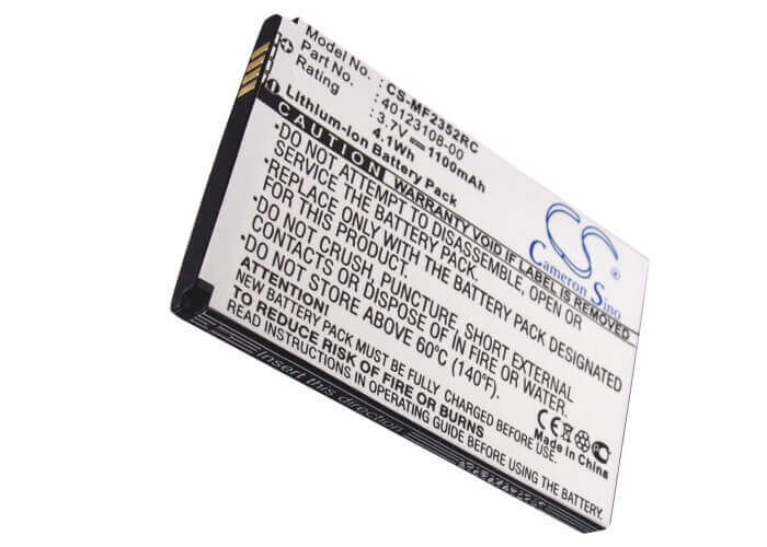 Battery For Novatel Wireless Mifi 2352, Mifi 2372, 3.7v, 1100mah - 4.07wh Hotspot Cameron Sino Technology Limited (Suspended)   