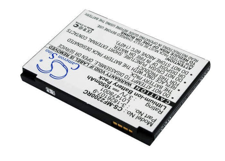 Battery For Novatel Wireless Mifi2200 3.7v, 1050mah - 3.89wh Hotspot Cameron Sino Technology Limited   