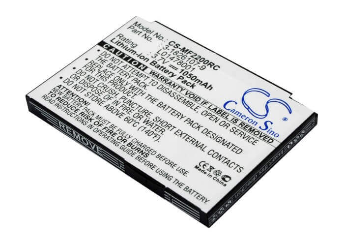 Battery For Novatel Wireless Mifi2200 3.7v, 1050mah - 3.89wh Hotspot Cameron Sino Technology Limited   