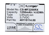 Battery For Novatel Wireless Mifi2200 3.7v, 1250mah - 4.63wh Hotspot Cameron Sino Technology Limited   