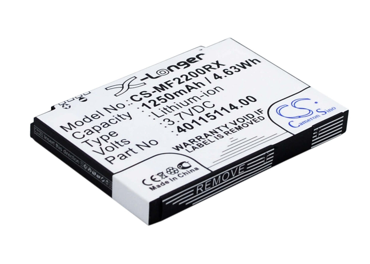 Battery For Novatel Wireless Mifi2200 3.7v, 1250mah - 4.63wh Hotspot Cameron Sino Technology Limited   