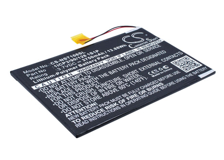 Battery For Nuvision Nuvision 10.1, Tm1088c 3.7v, 3750mah - 13.88wh Tablet Cameron Sino Technology Limited   