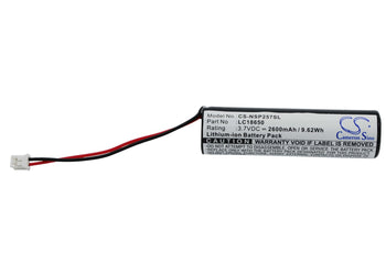 3.7V, Li-ion, 2600mAh, Remote Control battery fits Nvidia, P2570, Shield, Shield Tv 1st Generation Contr, 9.62Wh