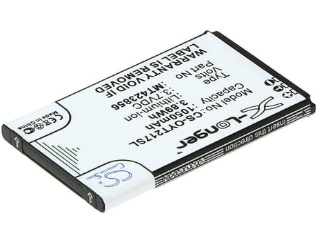 Battery For Olympia Touch, 2179 3.7v, 1050mah - 3.89wh Mobile, SmartPhone Cameron Sino Technology Limited   